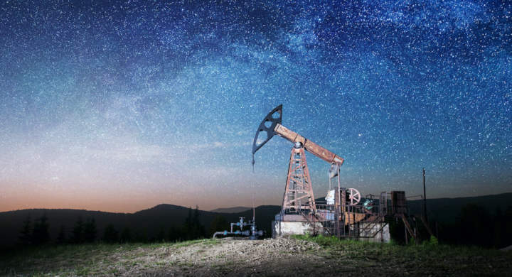 oil-pump-on-the-oil-field-in-the-night