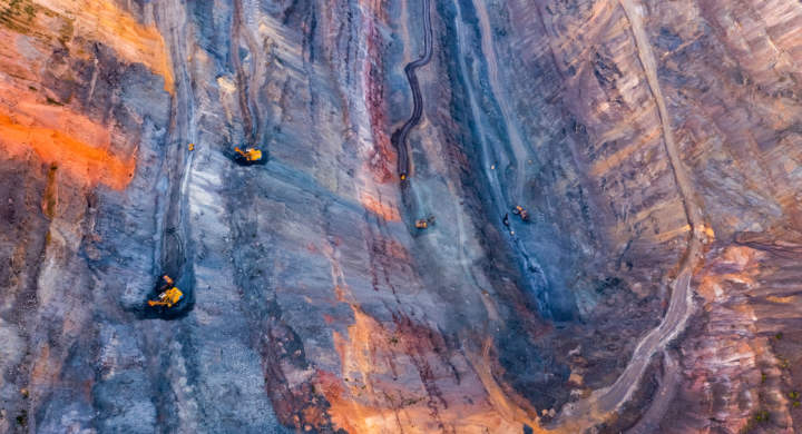 aerial-view-of-an-open-pit-of-iron-ore-resource-mining