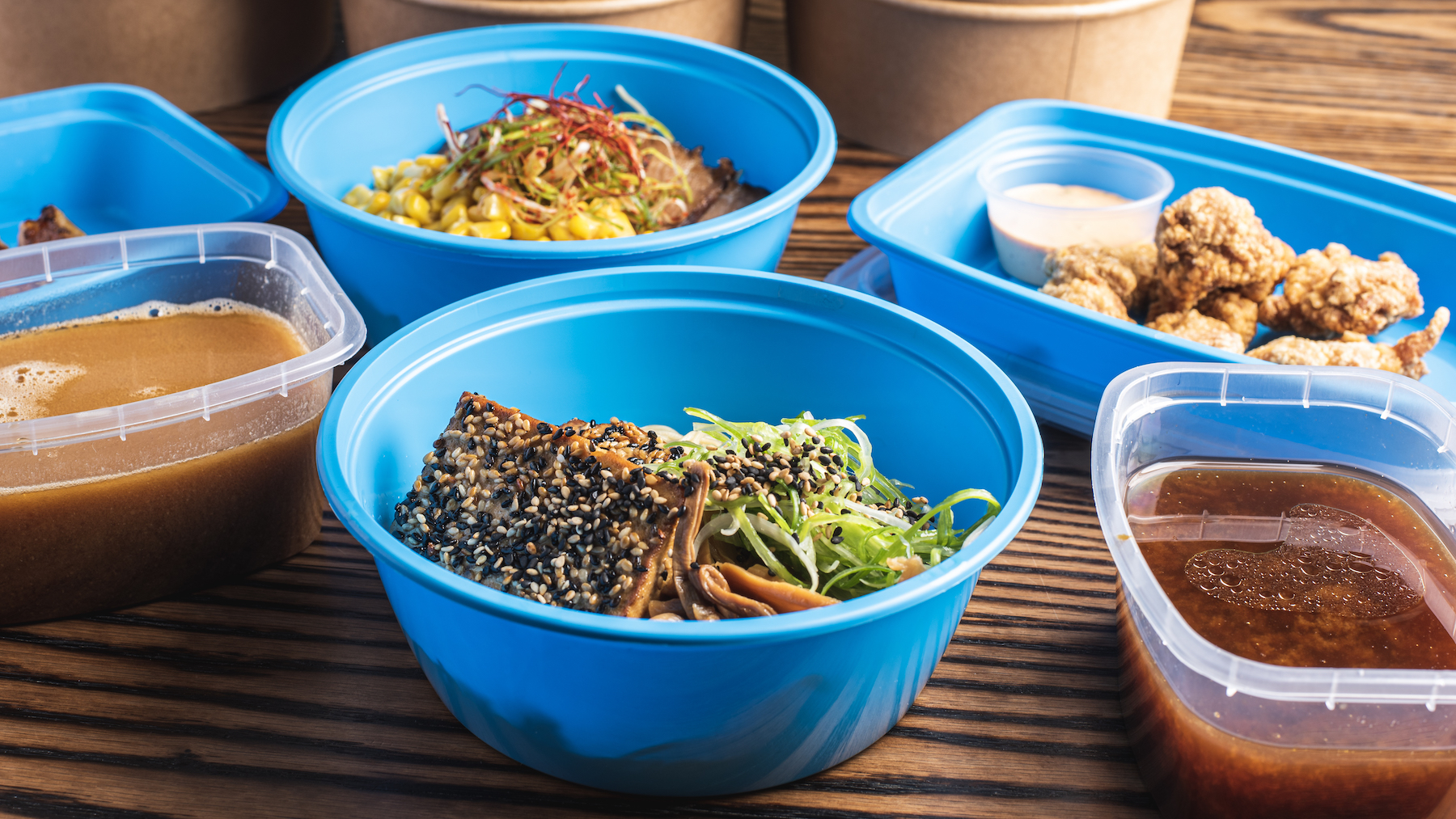 Friendlier's reusable food packaging.