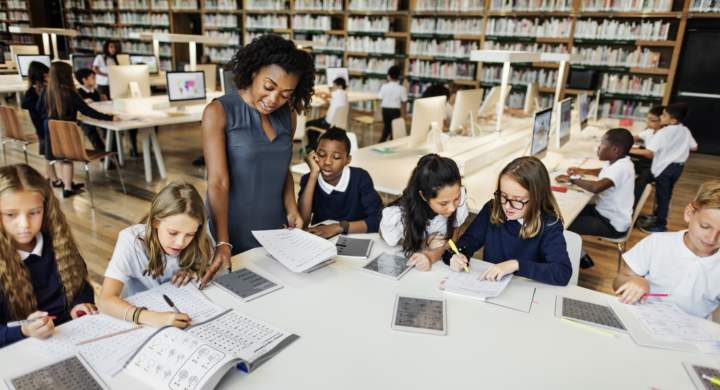 Classroom Learning Mathematics Students Study Concept